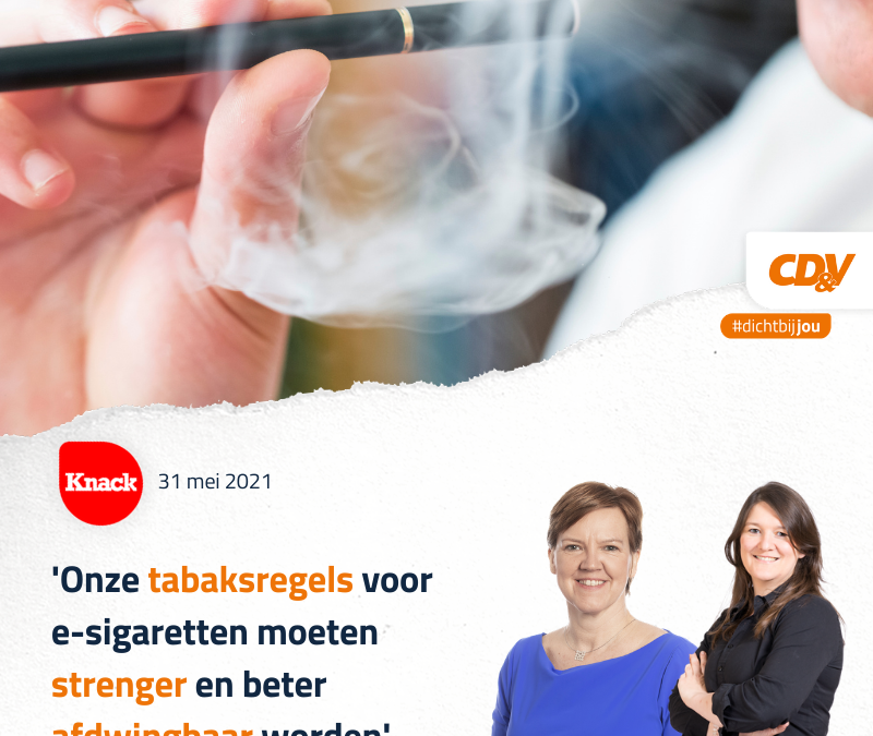 ‘Onze tabaksregels voor e-sigaretten moeten strenger en beter afdwingbaar worden’ (Opinie Knack)